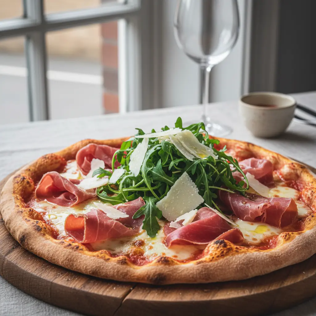 Pizza parmaham en rucola