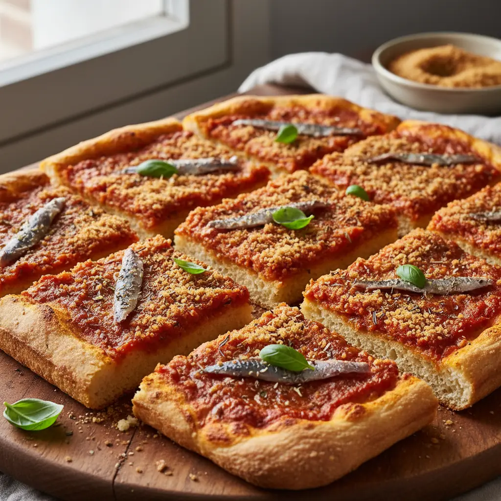 Pizza siciliana (sfincione)