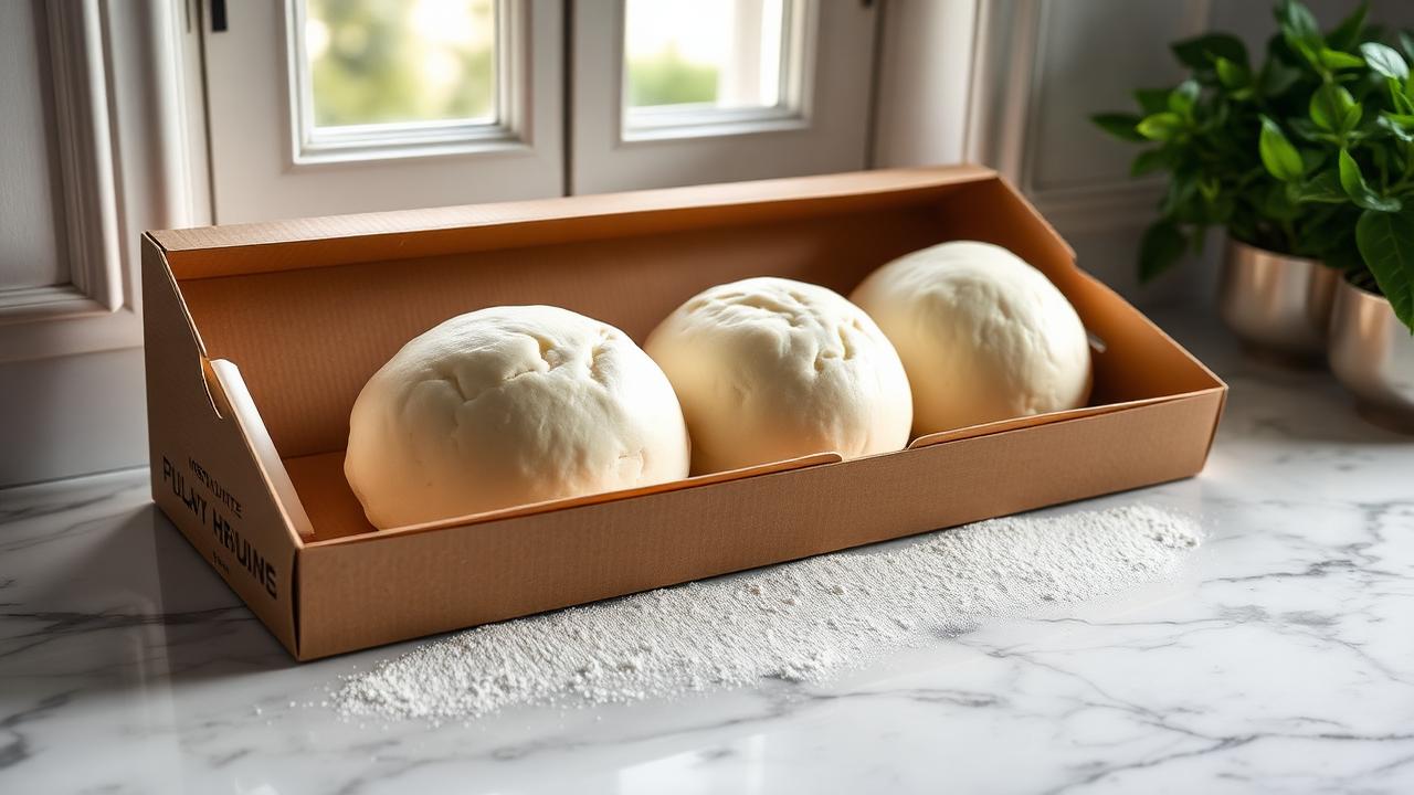 Napolitaans pizzadeeg met 24 uur rijs