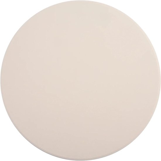 Pizzasteen Rond - Bakplaat Plaat - Pizza Brood Bakken - Speciaal Cordieriet Materiaal - 30.5 cm Diameter - Crèmekleurig