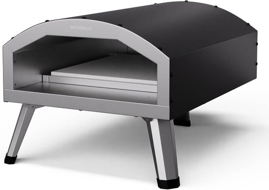 Pizzaoven voor binnen en buiten gebruik, 30.5 cm met dubbele verwarmingselementen, 2200 W, maximaal 500 °C, met ingebouwde thermometer en temperatuurregeling