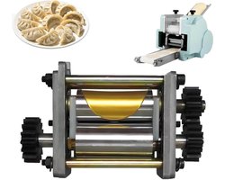 Deegmachine Dumplingvellen - Deegroller Wonton - Snel Deeg Vormen - Automatische Bloemstrooier - 8-9.5 cm mal - Zilver