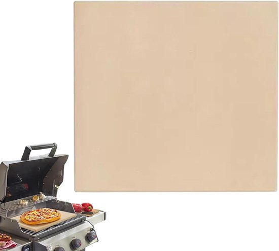 Pizzasteen, Huishoudelijke Barbecue Plaat, Hittebestendige Pizza Steen voor Binnen Buiten Koken Bakken Camping Barbecue Keuken Oven