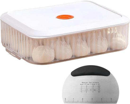 Brood Fermentatie Doos, Pizza Doos met Deksel, Pizza Bal Doos, Pizza Fermentatie Dozen voor Pizza Deeg, Zuurdesem, Opbergdozen, 31 x 23 x 9 cm
