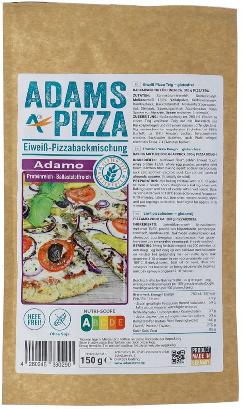 Adams Pizzabodem Adamo 150 gr