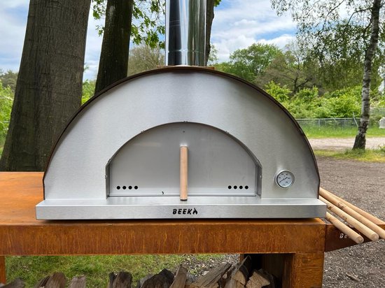 BEEK - Corten 90 - pizzaoven - houtgestookt - Cortenstaal - tot 4 pizza's tegelijk