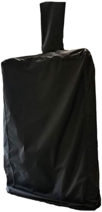 Pizzaoven Beschermhoes - Pizzaoven hoes - waterdichte Houtgestookte pizzaoven beschermhoes - voor Houtskool pizzaoven - 170x65x55 cm - Zwart - Polyester