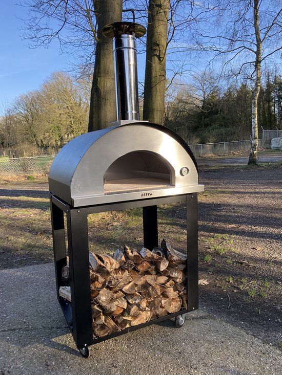 BEEK - Grande - pizzaoven - houtgestookt - Zwart - tot 4 pizza's tegelijk