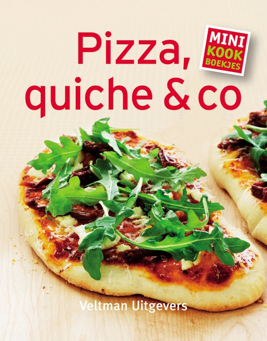 Mini kookboekjes  -   Pizza, quiche & co