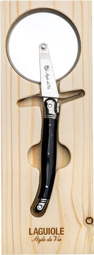 Laguiole Style de Vie - Premium Line - Pizza snijder - Zwart