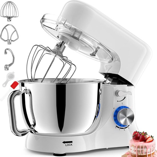 ApexArte® Keukenrobot - Keukenmixer - Deegmachine Zwaar Deeg