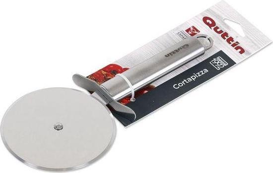 Pizzasnijder Quttin (21,5 x 9 cm) - RVS Ronde Pizzasnijder - RVS Pizzaroller