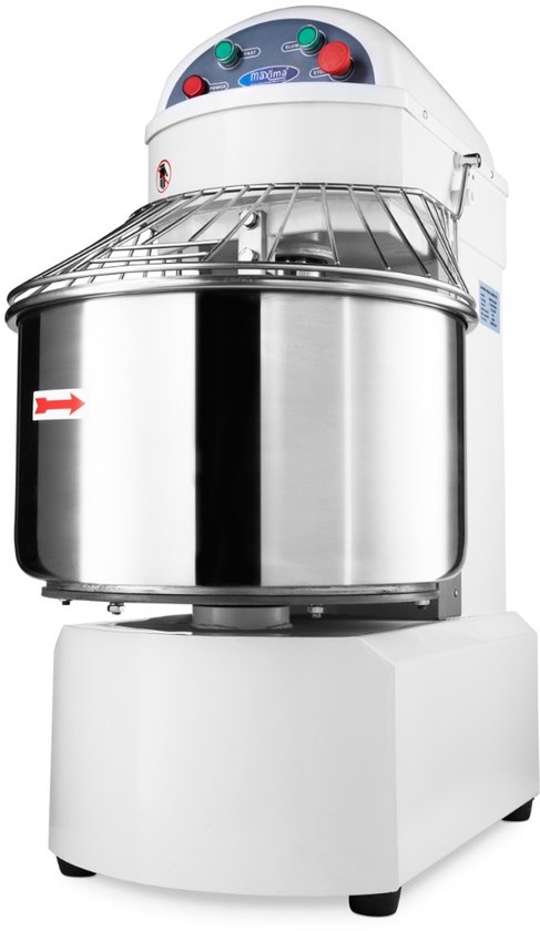 Spiraalkneder - 50 L - 32 Kg Deeg - 2 Snelheden