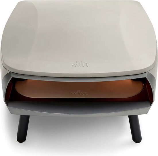 Witt ETNA Fermo WIT - Danish design pizza oven - gas - 500 graden in ca. 15 minuten