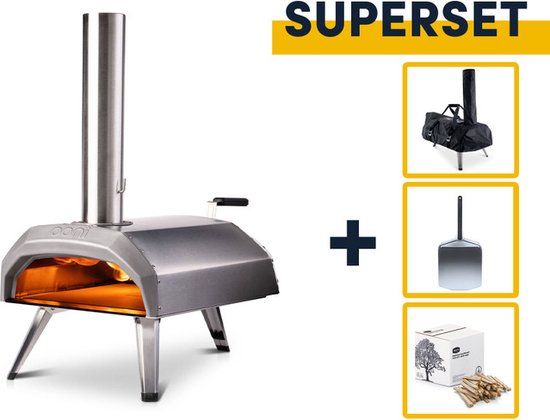 Ooni SUPERSET Karu 12 hout of houtskool gestookte pizzaoven