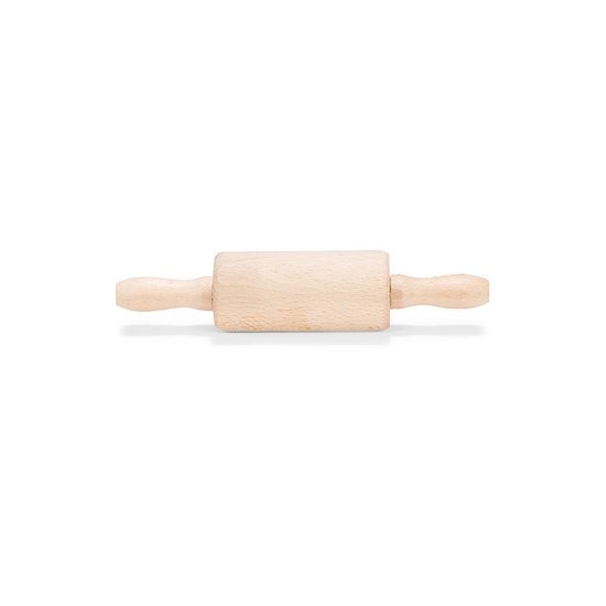 Mini Deegroller - Hout - Klein - 10 cm - Keuken - Bakken - Kitchen