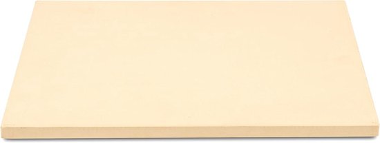 Vuurvaste steen - Baksteen Oven - Professioneel Bakken - Natuurlijk cordieriet materiaal - 38 x 30 cm - Grijs
