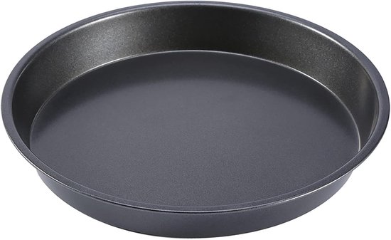 Premium Kwaliteit 9 Inch Carbon Stalen Antiaanbak Ronde Bakpan voor Pizza, Taarten en Brood in Magnetron en Oven