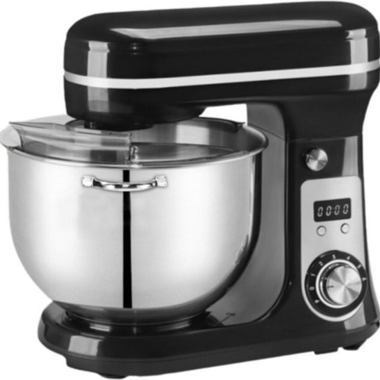 RVS Keukenmixer 6L - Professionele Deeg- en Kneedmachine - 4KG Capaciteit