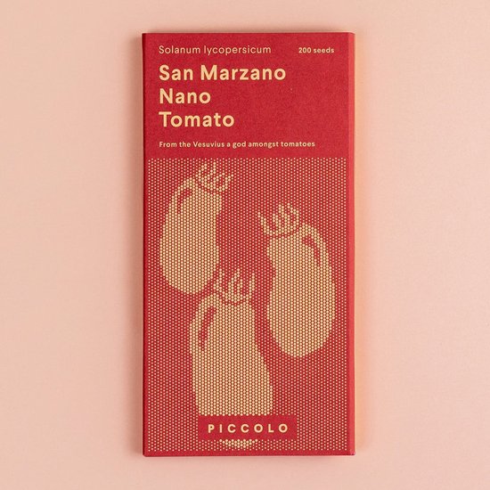 San Marzano Tomaat Zaden - Piccolo Seeds - 200 tomaten zaden - Tomato San Marzano nano - Moestuin Zaden