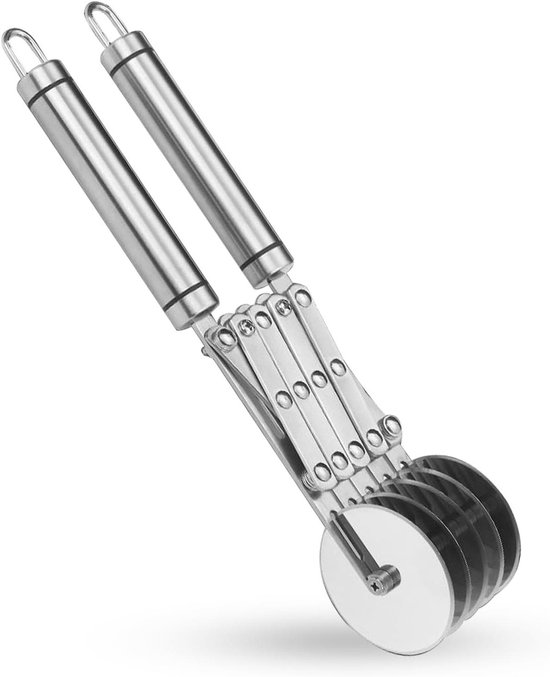 Multi-round Dough Cutter with 5 Wheels - Stainless Steel Divider for Baking in the Kitchen