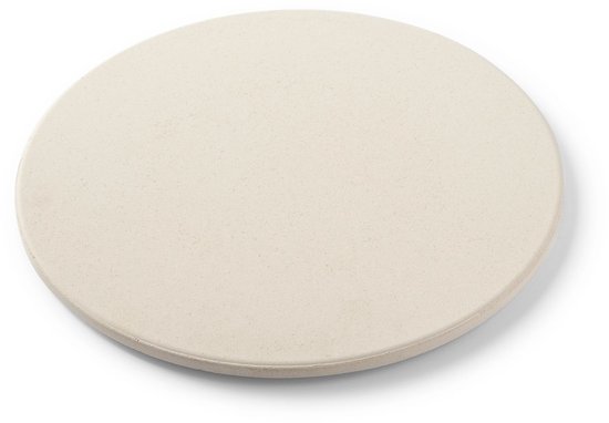 YAKINIKU Pizzasteen - LARGE - 19 inch - Diameter 36,5 cm - Keramiek - Kamado Pizzasteen