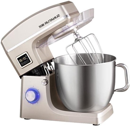 Keukenmachine - Mixer Bakken - Deeg Kneden - Intelligente Timer - 10 Liter - Champagne Goud