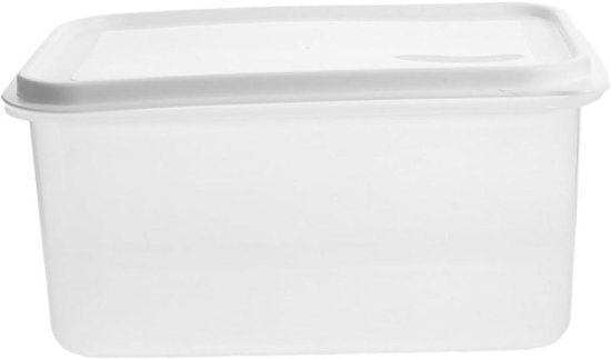 Deeg Rijscontainer - Deegbak Pizzadeeg - Deeg Laten Rijzen - Compact Ruimtebesparend - 75 Liter - Transparant
