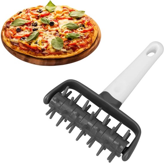 Perfecte Pizza Deeg Docker voor Thuis, Keuken en Restaurant - Deegmaker en Roltool voor Perfecte Pizza's en Gebak