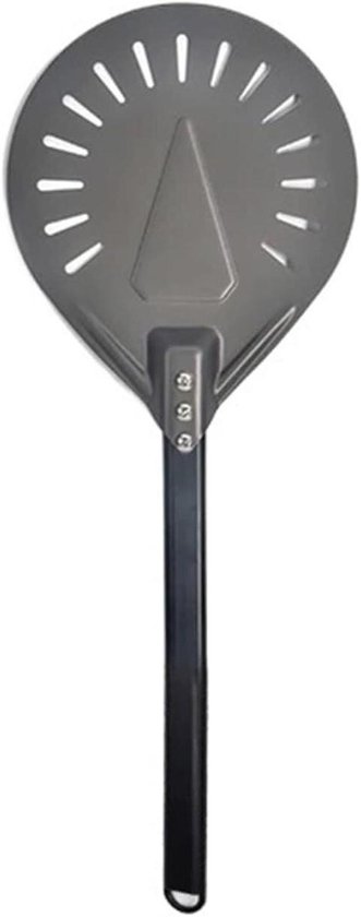 Pizza Turning Peel 17/8/9 Inch Pizza Draaiende Schil Aluminium Pizza Schep Korte Pizza Peel Antislip Siliconen Handvat Pizza Tool (9 inch 53 cm)