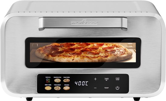 ProfiCook PO 1323 - Pizza Oven Elektrisch 100 / 400°C – met Pizzasteen