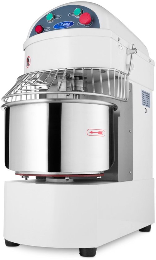 Spiraalkneder - 20 L - 13 Kg Deeg - 2 Snelheden