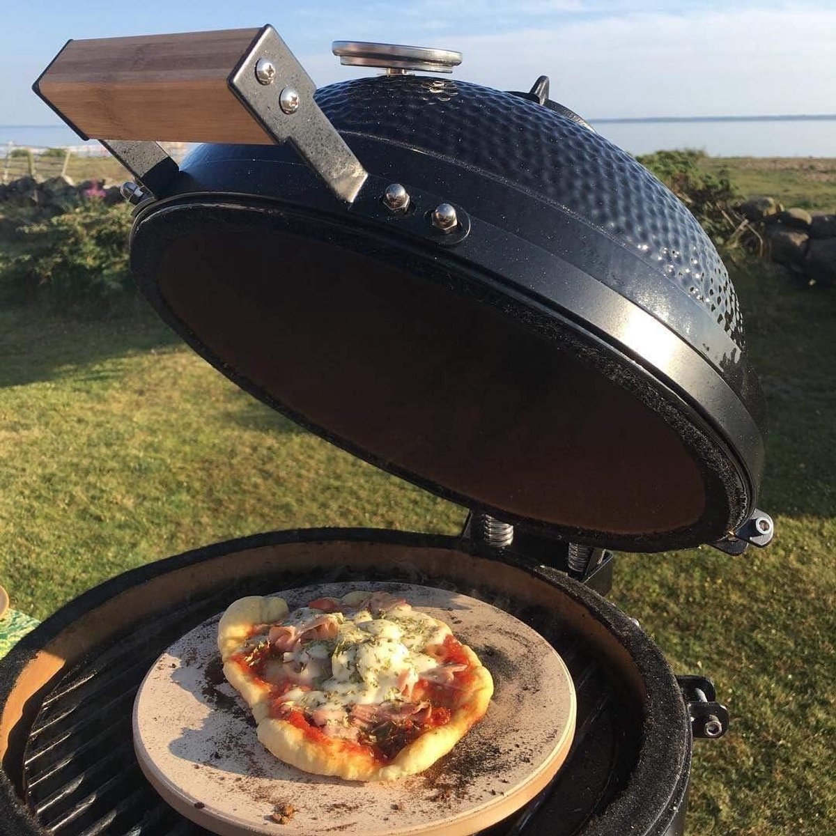 Hoge Temperatuur Pizza Steen voor Kamado BBQ - 29,5 cm