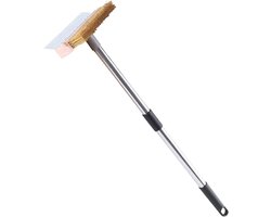 Pizza Oven Borstel - Grill Schoonmaker - Pizza Oven Reinigen - Ergonomisch Antislip Handvat