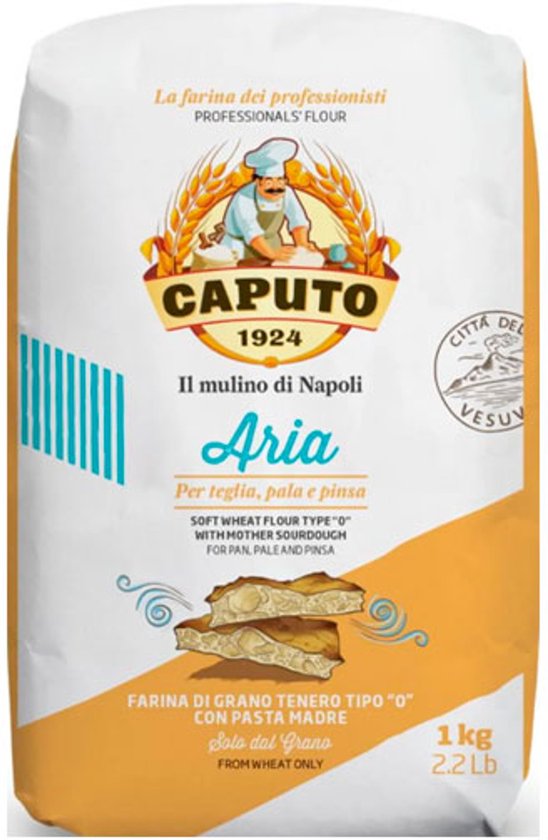 Mulino Caputo Aria - pizzabloem voor luchtige en knapperige pizzabodems - 1kg
