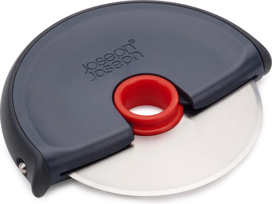 Joseph Joseph Disc Pizzasnijder – Grijs – Easy-Clean – Verwijderbaar Mes – BPA-vrij & Vaatwasserbestendig