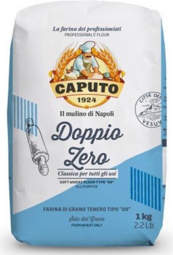 Pizzabloem 00 Caputo Classica Doppio Zero 1 kg - Italiaans pizzameel type 00