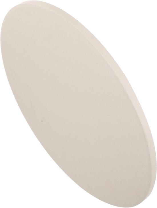 Ovensteen Cordieriet - Pizzasteen Broodsteen - Pizza Brood Bakken - Vocht Absorberend - 28.5 cm - Ivoor