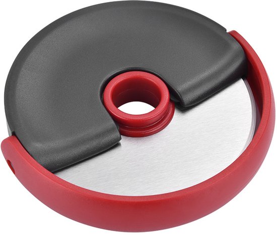 Pizzames - Pizza snijder - RVS - Pizza roller - Snel pizza snijden - Multifunctioneel - Rond - 10CM - Met beschermkap - CHPN