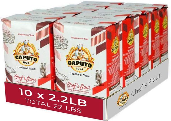 Caputo Tipo 00 Pizzamel 10x1kg | Fijne Tarwebloem voor Perfecte Pizza