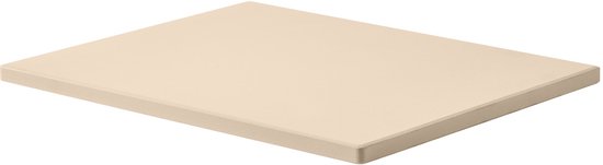 Rechthoekige cordieriet pizzasteen, 40 x 35 cm, grote baksteen met schraper, 1,5 cm dik, hittebestendig materiaal voor gebruik in de oven, brood, pizza en barbecueën
