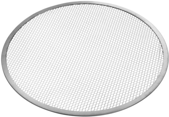 HENDI Pizzaplaat – Gaasbodem – Gelijkmatig Bakken – Aluminium – ⌀300mm