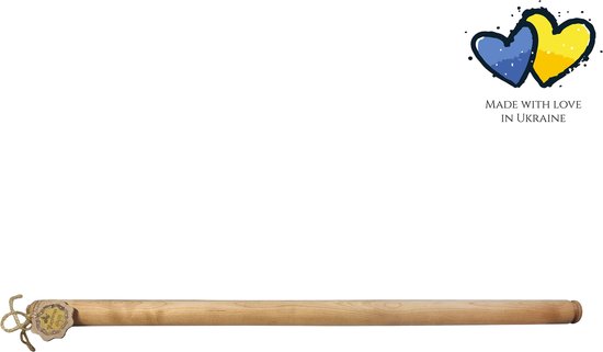 MAYSTERNYA Extra Lange Deegroller 70 cm – Massief Houten Deegstok voor Brood, Pizza & Taart – Deegstok – Professioneel & Duurzaam Keukengereedschap – Bruin