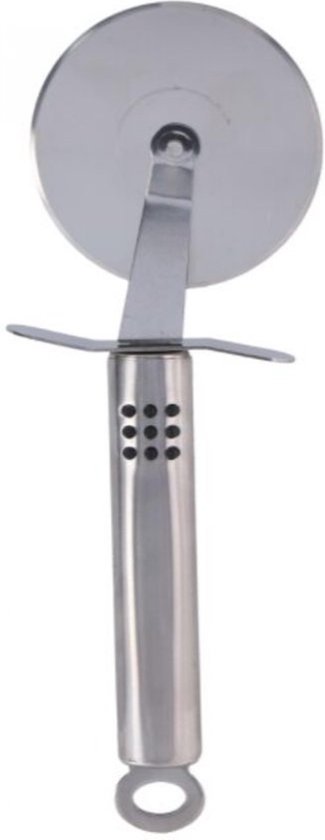 Alpina Pizzasnijder met Ophanghaak | 22 cm | Zilver