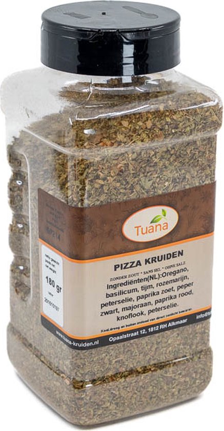 Tuana Kruiden - Pizza Kruiden - 180 Gram - Tuanashop - GP-P-0033
