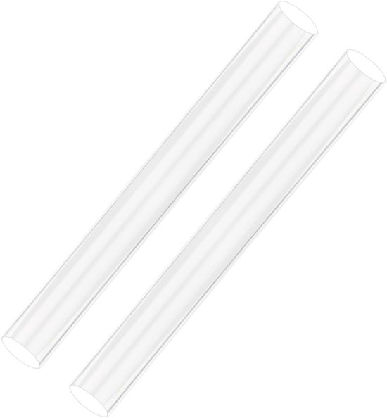 Acryl Kleiroller Set voor Polymeerklei Vormgeven en Knutselen - 2 Stuks - Deegroller van Acryl voor Kunst en Ambacht - Ideaal voor Boetseren