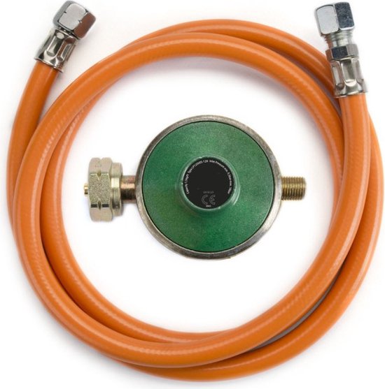 Set Regulator en Slang 1,5 meter voor Pizza Oven Gas.