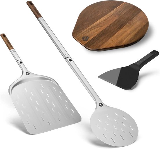 Pizza Set - Bakgerei - Pizza Bakken - 4-Delig - 72 cm - Beige