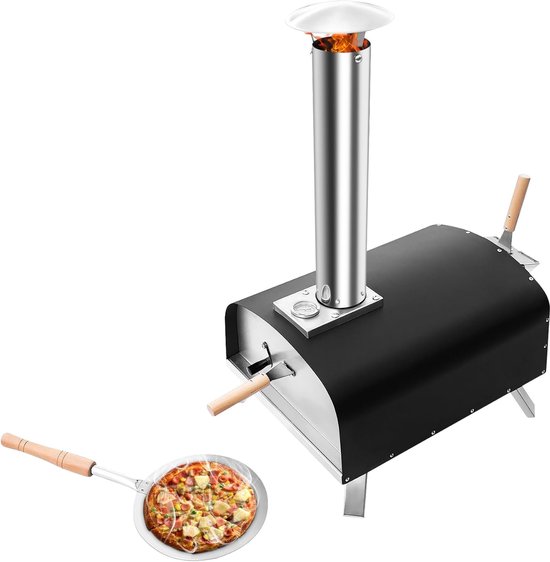 Pizzaoven Buiten - Buitenoven Tuin - Pizza Bakken - Houtgestookt Draagbaar - 13 inch