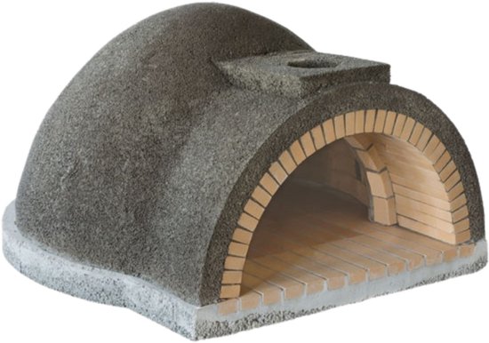 Pizzaoven Classic Small – Houtgestookt – Handgemaakt – Gele Vuurvaste Stenen – Inclusief Stalen Deur